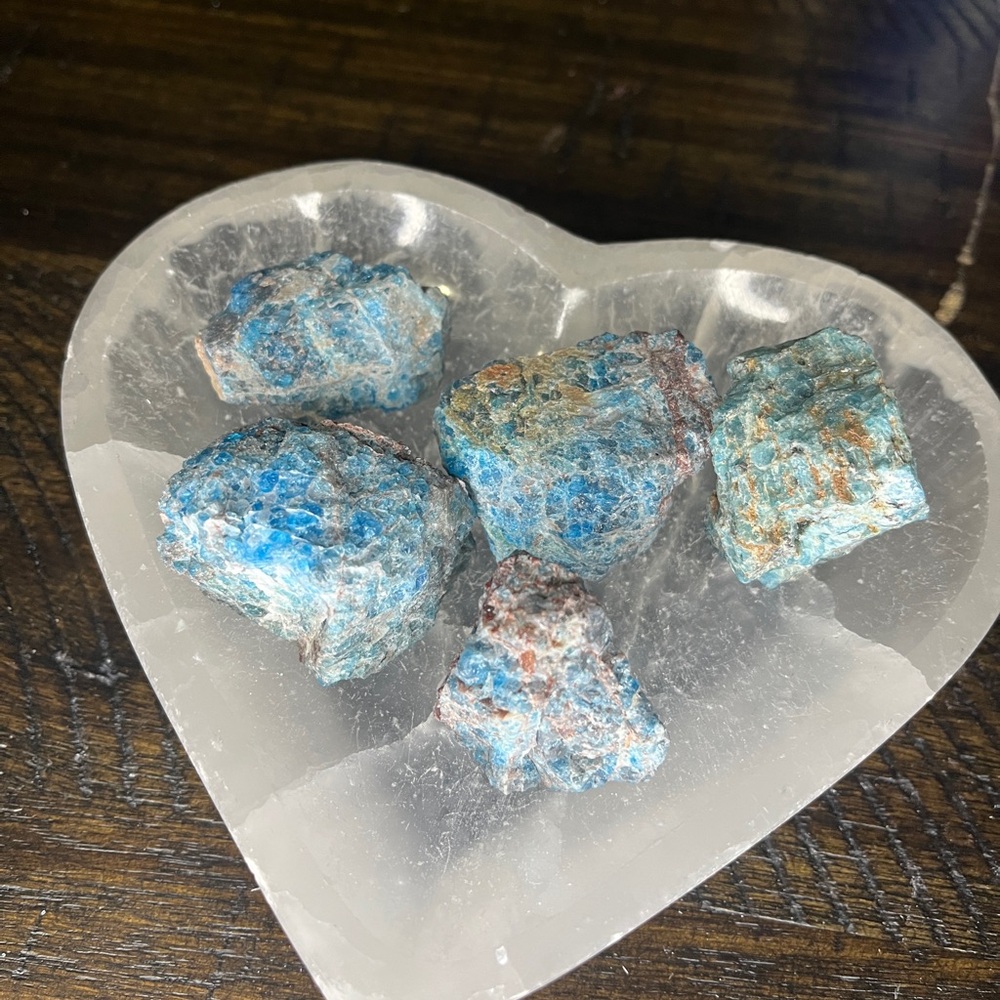 Raw Blue Apatite